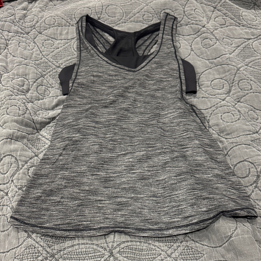 Lululemon Athletica Charcoal Tank Top